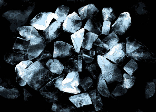Natural quartz gemstone pattern texture background for design. - Fotó, kép