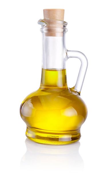 Bottle of olive oil isolated on a white background - Foto, afbeelding