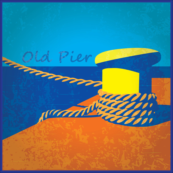 old pier - Vector, Image