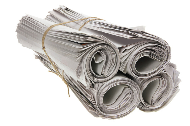 Rolled Up Newspapers - Photo, Image
