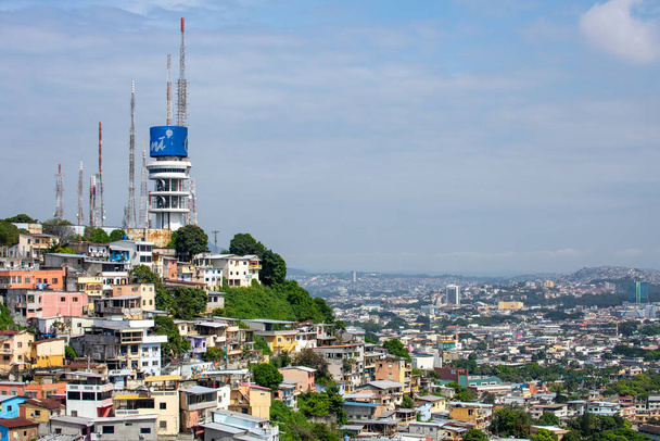 Guayaquil, Ecuador. Arquitectura colonial tradicional. Guayaquil es la segunda ciudad más grande de Ecuador. Destino turístico popular. - Foto, imagen
