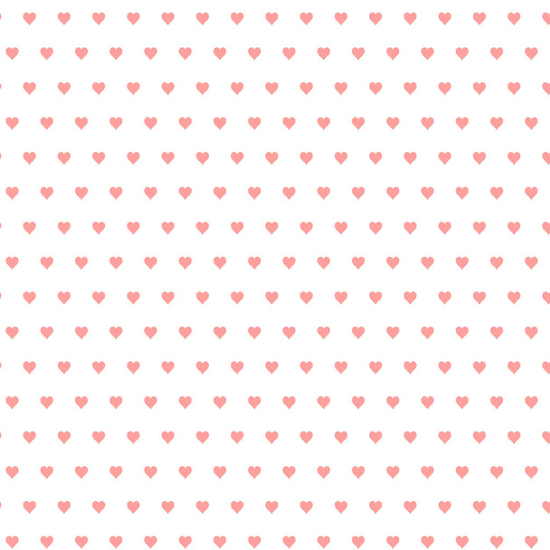 Hearts seamless pattern. Valentines day background. Red and white colors. Love romantic theme. - Фото, зображення