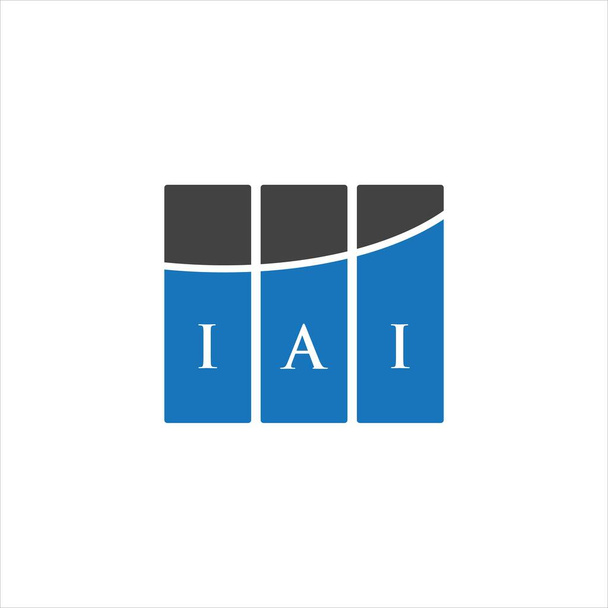IAI letter logo ontwerp op witte achtergrond. IAI creatieve initialen letter logo concept. IAI-letterontwerp. - Vector, afbeelding