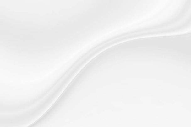 Abstract wit weefsel met zachte golf textuur achtergrond - Foto, afbeelding