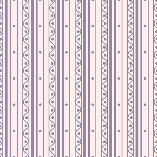 Paars abstract retro patroon, naadloze vector herhaling achtergrond - Vector, afbeelding