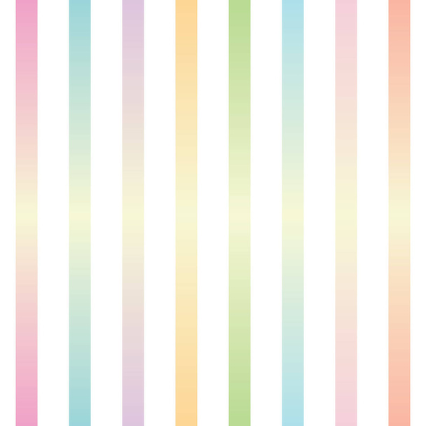 Słodki wzór pastelowy w paski, gradientowe powtarzające się tło - Wektor, obraz