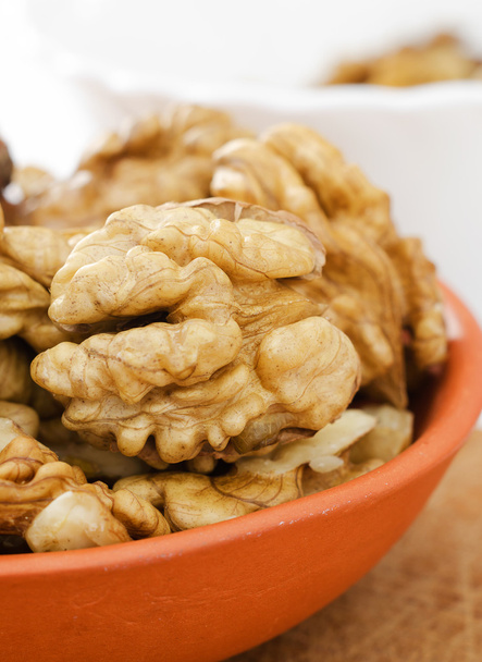 Close up of walnut core  - Фото, изображение