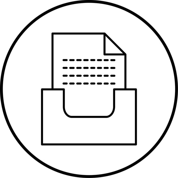 Icon im Dateiformat, Vektorillustration - Vektor, Bild