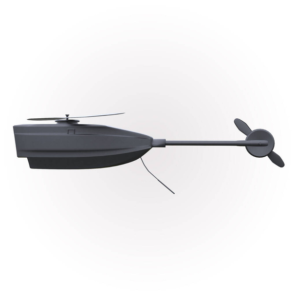 Black hornet drone 3d modelling - Foto, Imagen