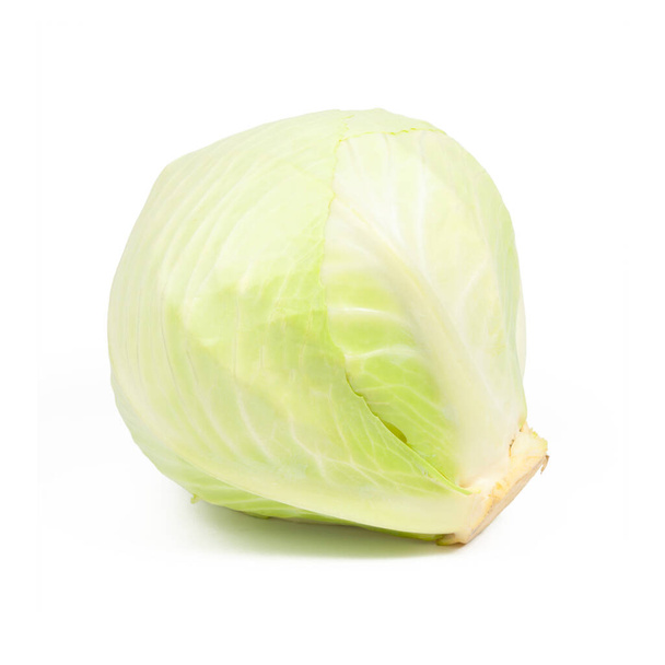 Head of cabbage isolated on white background. - Photo, Image