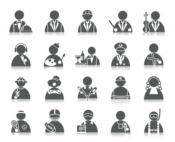 Occupation Icons - Vector, Image