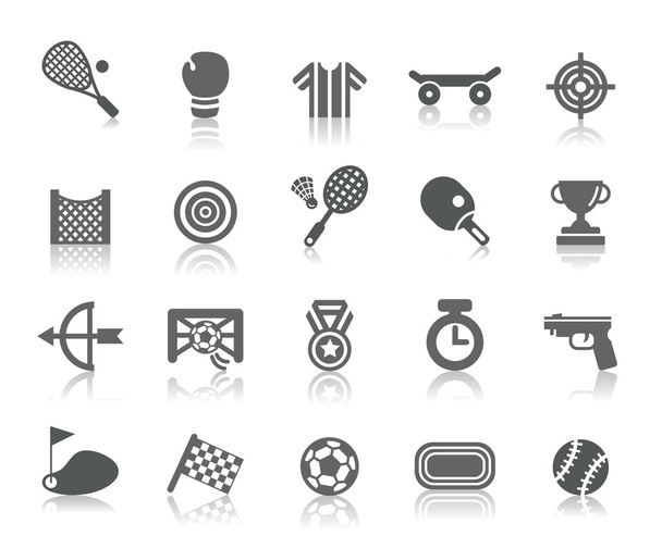 Sport Competition Icons - Vector, Image