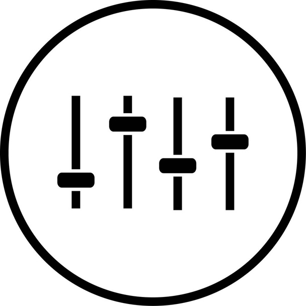 Значок еквалайзера Векторні ілюстрації
 - Вектор, зображення