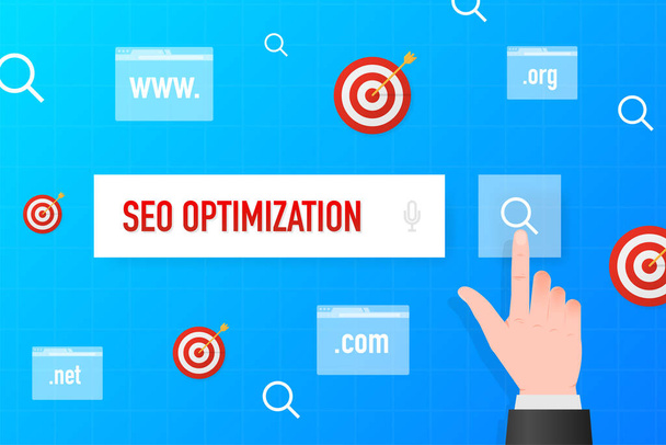 Seo optimization, great design for any purposes. Web design isometric concept - Vector, Image