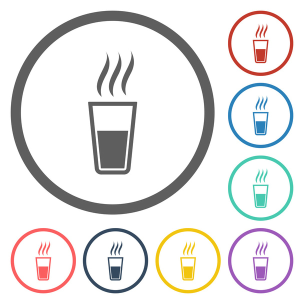 Icono de bebida caliente
 - Vector, Imagen