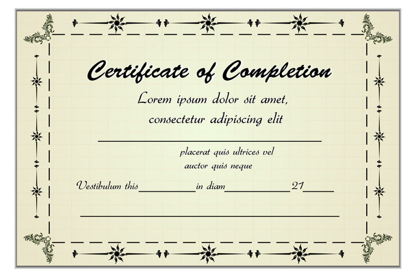 сертификат - Вектор,изображение