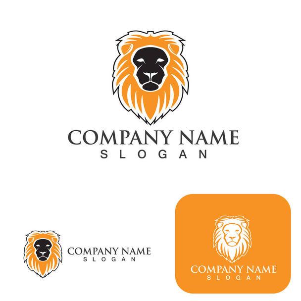 Lion Logo Template icone vettoriali illustrazione design
 - Vettoriali, immagini
