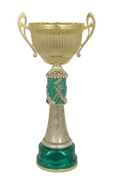 Gold trophy cup - Фото, зображення