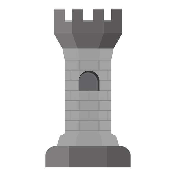 Isolado torre marios videogame vetor ilustração - Vetor, Imagem
