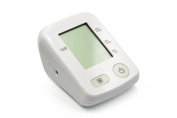Sfygmomanometr, monitory krevního tlaku, izolované na bílém pozadí - Fotografie, Obrázek