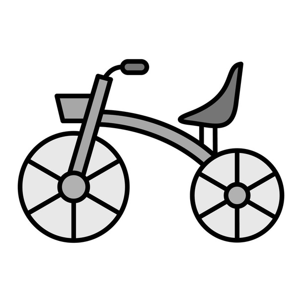 Tricycle Vector Glyph Icon Design  - Vecteur, image