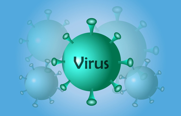 virus de la - Vector, Imagen