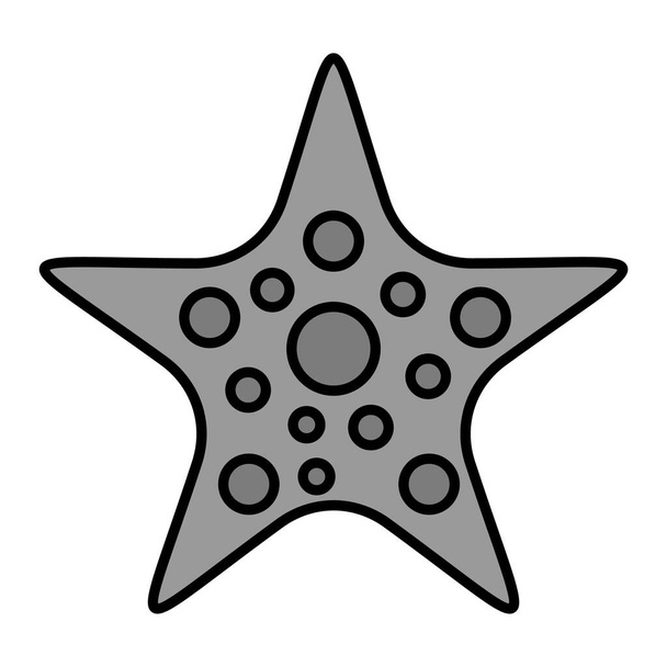 Зоряна рибка значок Векторні ілюстрації
 - Вектор, зображення