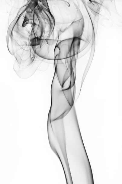 Smoke on the homogeneous background - Φωτογραφία, εικόνα