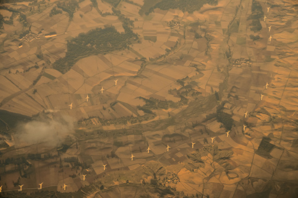 Vista aérea de la tierra
 - Foto, Imagen