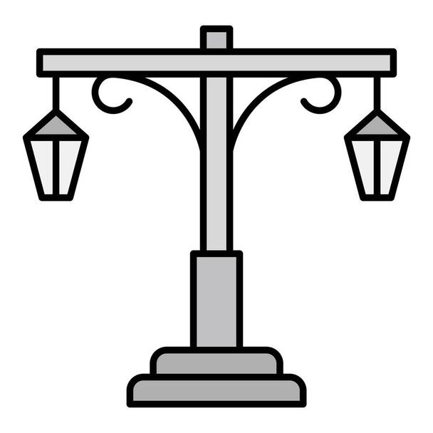 street lamp. icon for your design - Vektor, kép