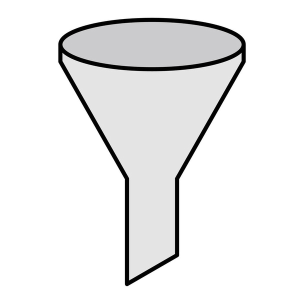 ilustração vetorial do ícone do funil  - Vetor, Imagem