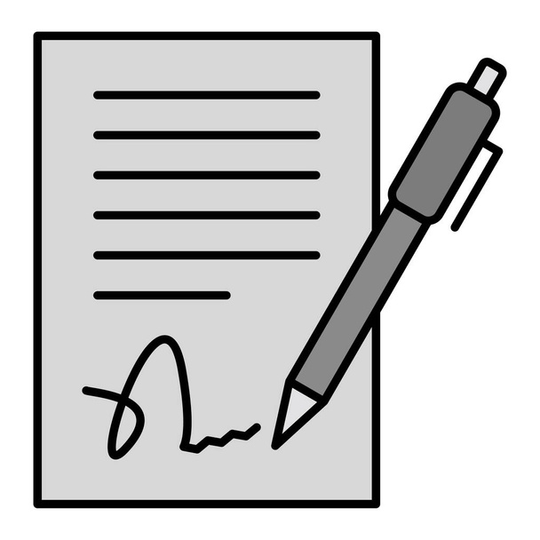 documento. icono web ilustración simple - Vector, imagen