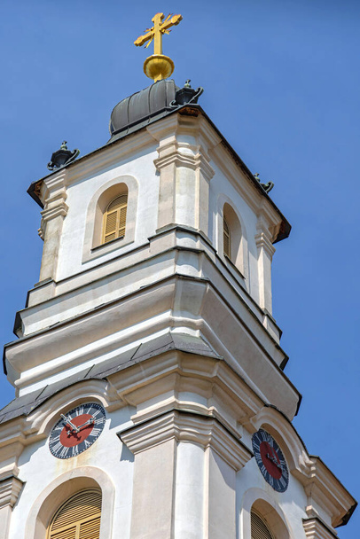 Clock Tower at Holy Archangel Gabriel Church in Batajnica - Фото, зображення