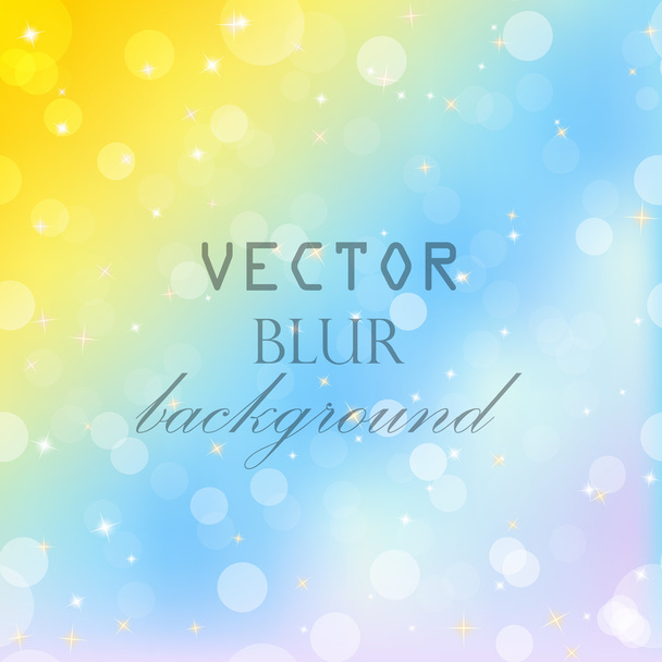 Bokeh felle kleur achtergrond wazig - Vector, afbeelding