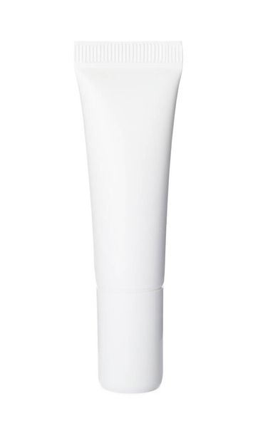 Prázdná tuba kosmetického přípravku izolovaná na bílém - Fotografie, Obrázek