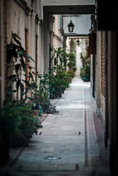 Şehirdeki eski cadde - Fotoğraf, Görsel