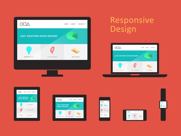 Responsive Web Design - Vector, Image