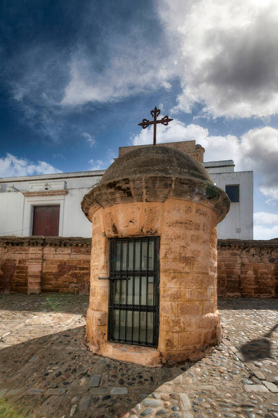Fray Feliz square in Church of Santa Cruz, Old Cathedral of Cadiz, Andalusia, Spain. - Foto, immagini