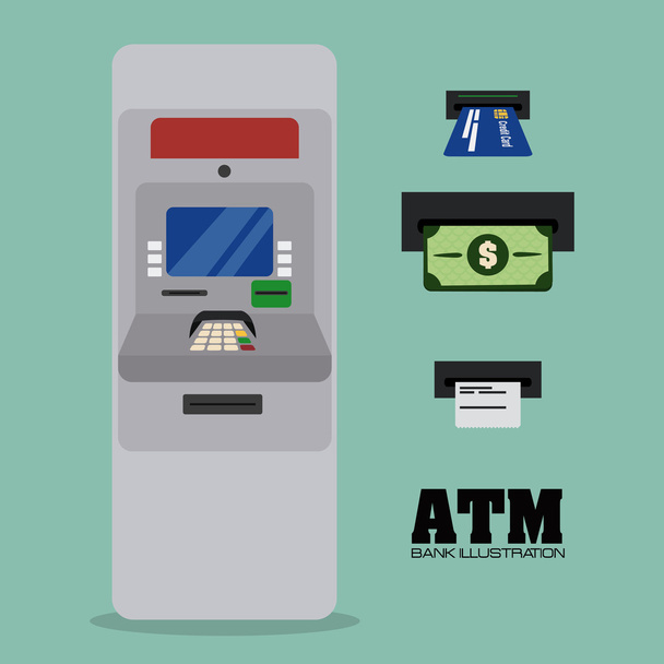 ATM-ontwerp  - Vector, afbeelding