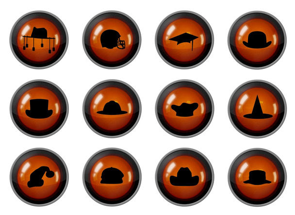 Hat Buttons - Foto, Imagem