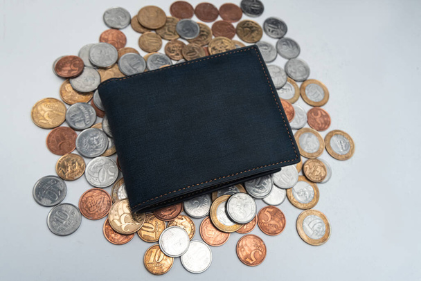 Money - Brazilian Coins - Wallet - Фото, изображение