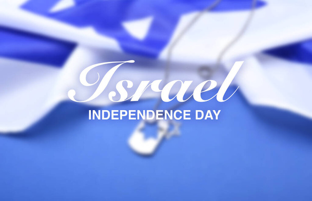 Ευχετήρια κάρτα για την Ημέρα Ανεξαρτησίας Ισραήλ - Φωτογραφία, εικόνα