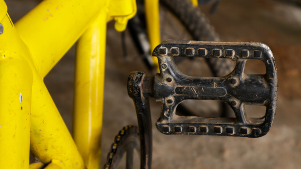 children's bicycle pedals, which look a little dirty - Photo, Image