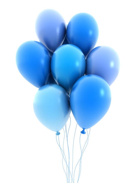 balon niebieski - Zdjęcie, obraz