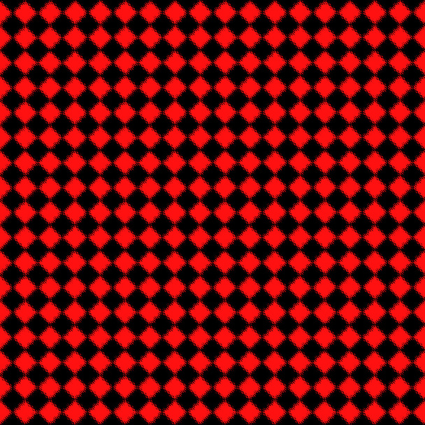Red and black mosaic as background - Photo, Image