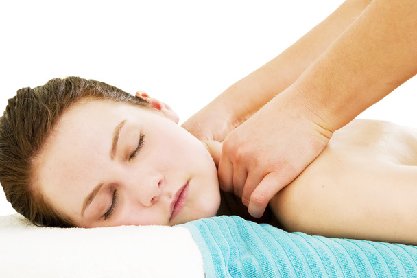 Massage Close Up - Foto, Imagen
