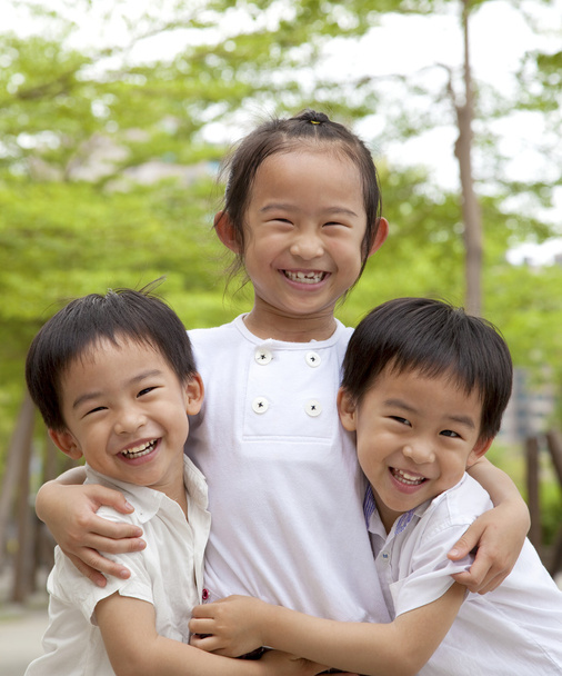 Feliz asiático crianças
 - Foto, Imagem