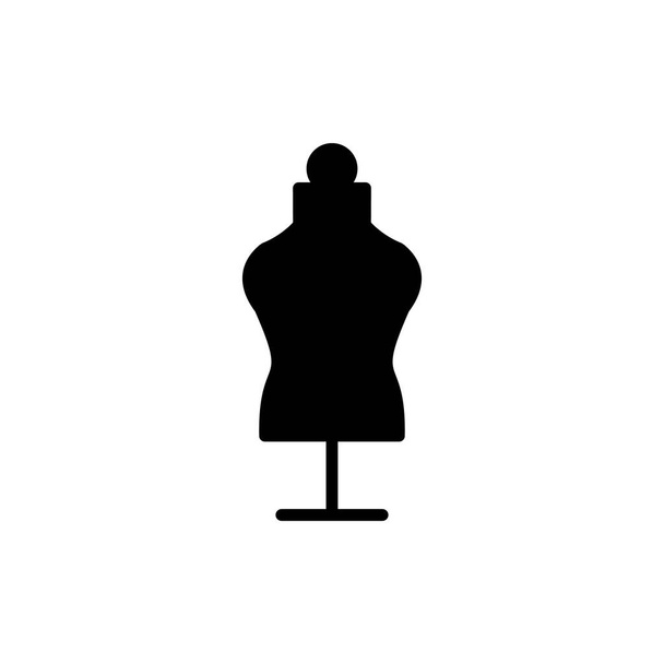 Tailor mannequin simple icon, vector illustration - Vector, Image
