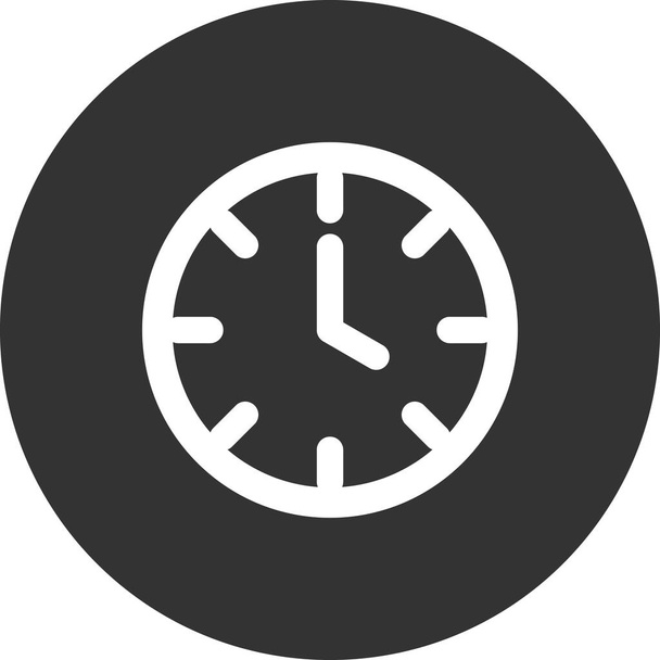 vector illustration of clock icon - Vector, imagen