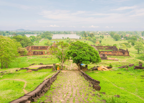 wat phu castillo en champasak sur de laos, Patrimonio de la Humanidad de la UNESCO
 - Foto, Imagen